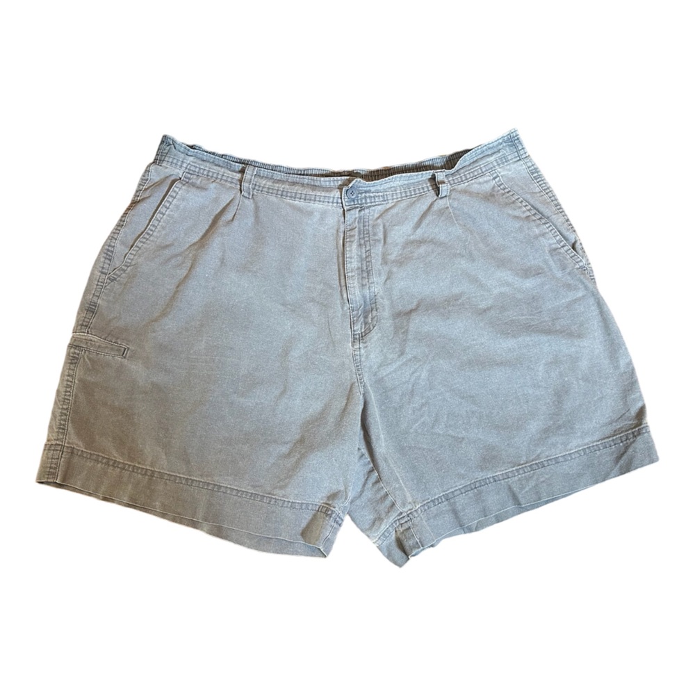 Saddlebred Men’s Shorts Size 38 Short Inseam Gray lightweight Elastic Waist